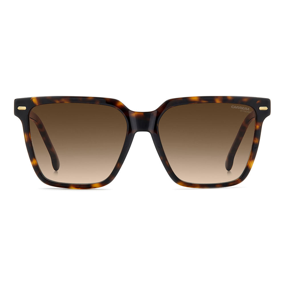 Carrera 3069 Rectangular Frame Sunglasses Havana - front view
