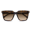 Carrera 3069 Rectangular Frame Sunglasses Havana - close front view