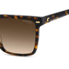 Carrera 3069 Rectangular Frame Sunglasses Havana - temple detail