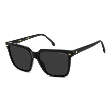 Carrera 3069 Rectangular Frame Sunglasses Black - angled view