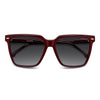 Carrera 3069 Rectangular Frame Sunglasses Burgundy - close front view