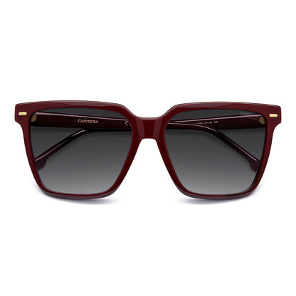 Carrera 3069 Rectangular Frame Sunglasses Burgundy - close front view