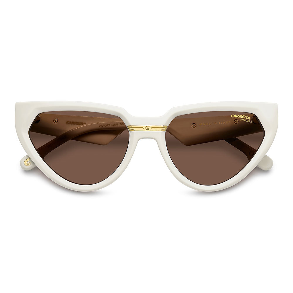 Carrera Victory C 20 Butterfly Sunglasses Ivory – close front view