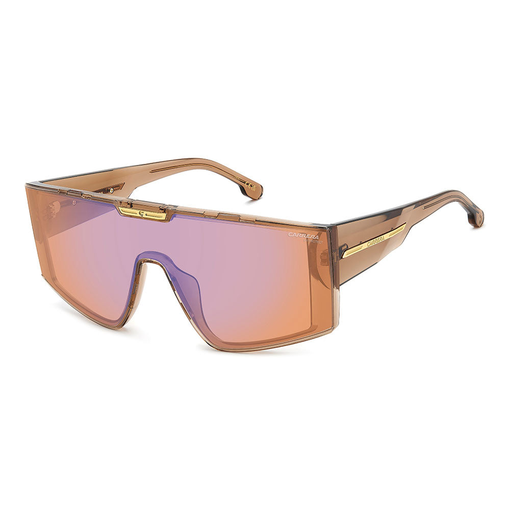 Carrera Victory C 18 Mask Sunglasses Brown Orange – angled view