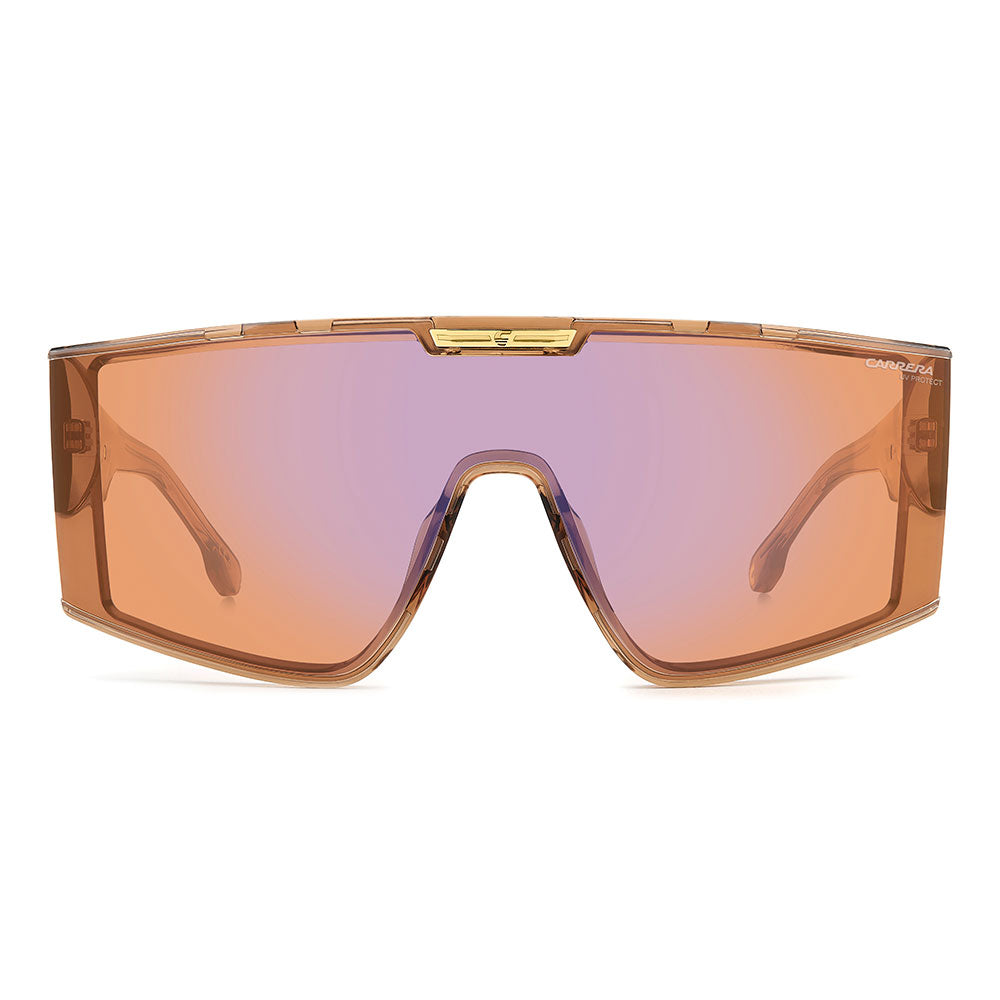 Carrera Victory C 18 Mask Sunglasses Brown Orange – front view