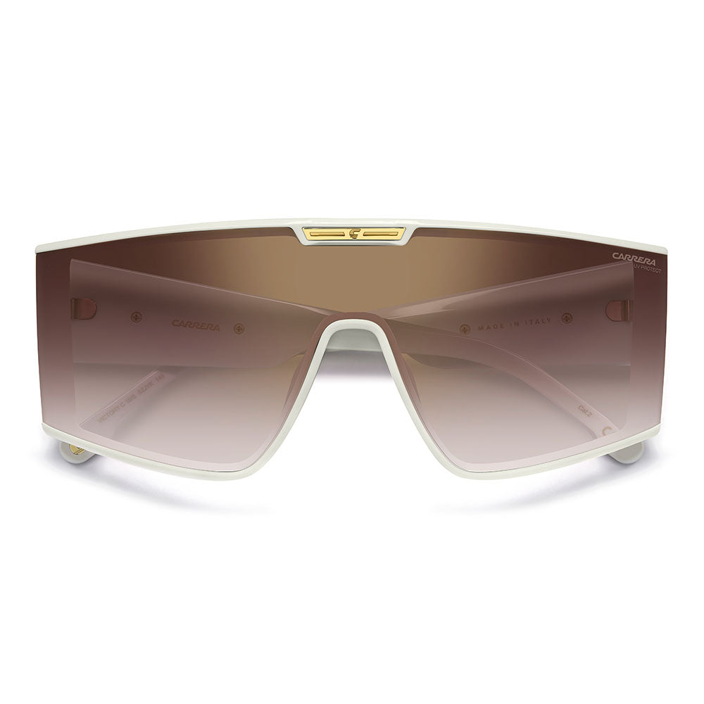 Carrera Victory C 18 Mask Sunglasses Ivory – close front view