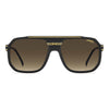 Carrera 1077 Pilot-Style Navigator Sunglasses Matte Black Gold - front view