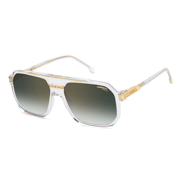 Carrera 1077 Pilot-Style Navigator Sunglasses Crystal Gold - angled view