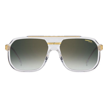 Carrera 1077 Pilot-Style Navigator Sunglasses Crystal Gold - front view