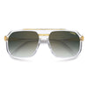 Carrera 1077 Pilot-Style Navigator Sunglasses Crystal Gold - close front view