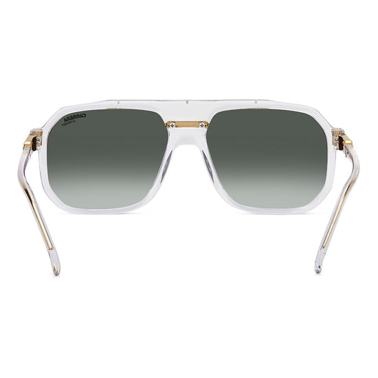 Carrera 1077 Pilot-Style Navigator Sunglasses Crystal Gold - back view