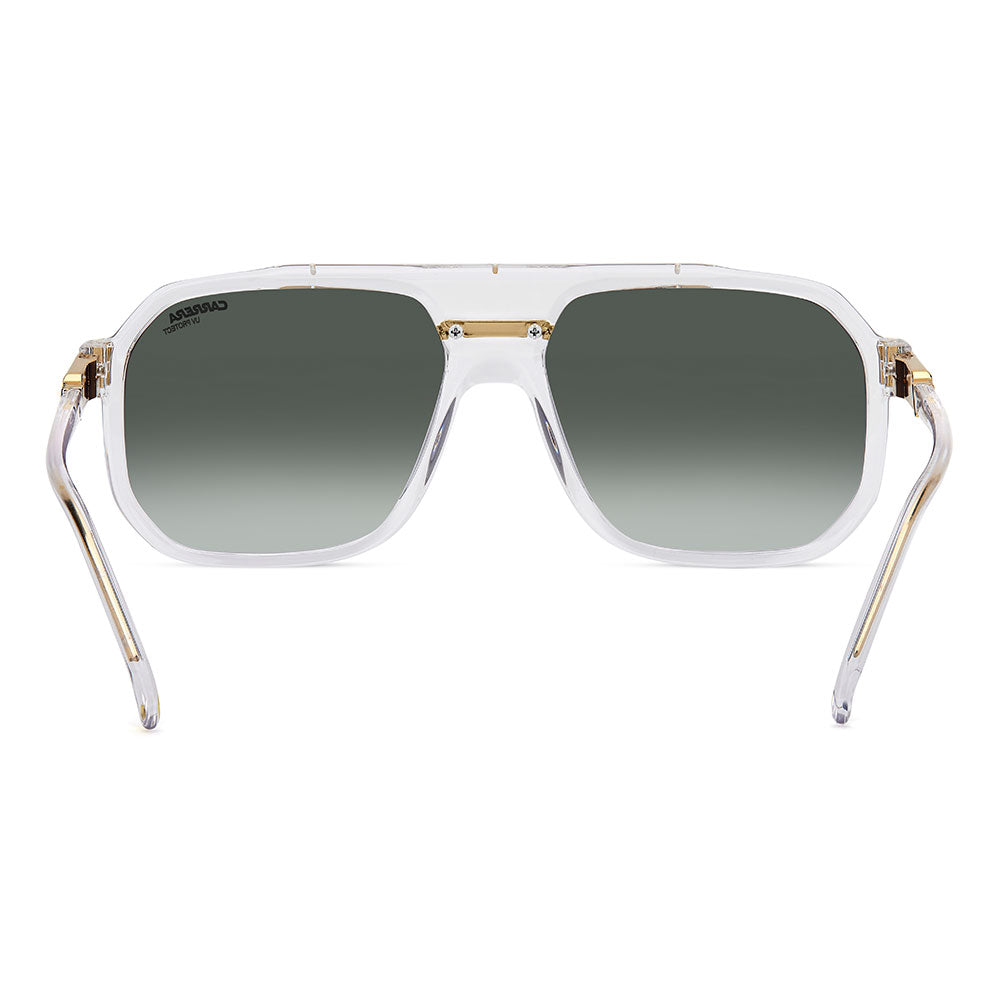 Carrera 1077 Pilot-Style Navigator Sunglasses Crystal Gold - back view
