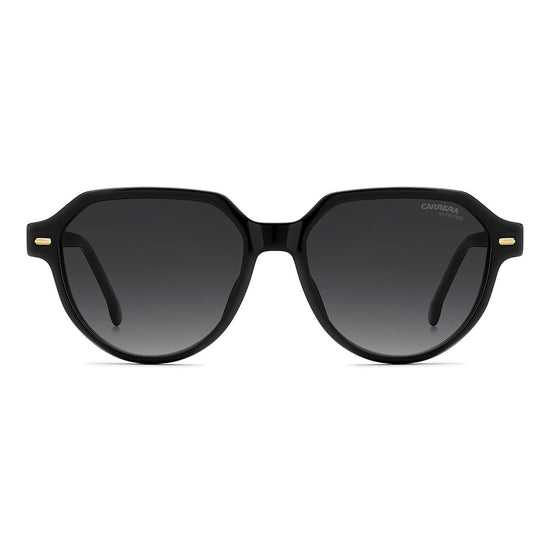Carrera 3068 Pantos-Style Designer Sunglasses Black - front view