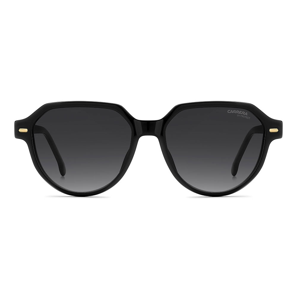 Carrera 3068 Pantos-Style Designer Sunglasses Black - front view