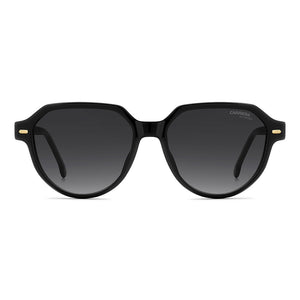 Carrera 3068 Pantos-Style Designer Sunglasses Black - front view