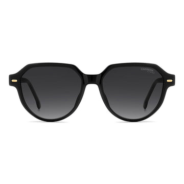 Carrera 3068 Pantos-Style Designer Sunglasses Black - front view
