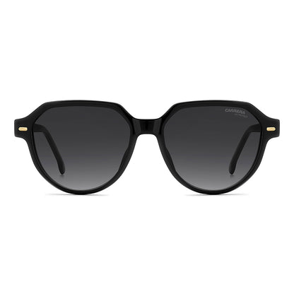 Carrera 3068 Pantos-Style Designer Sunglasses Black - front view