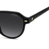 Carrera 3068 Pantos-Style Designer Sunglasses Black - temple detail