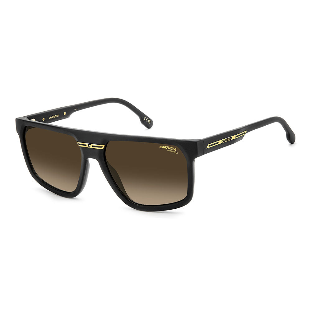 Carrera Victory C 14 Square Sunglasses Matte Black – angled view