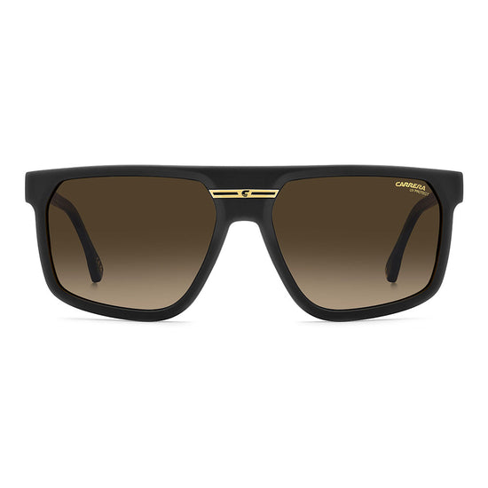 Carrera Victory C 14 Square Sunglasses Matte Black – front view