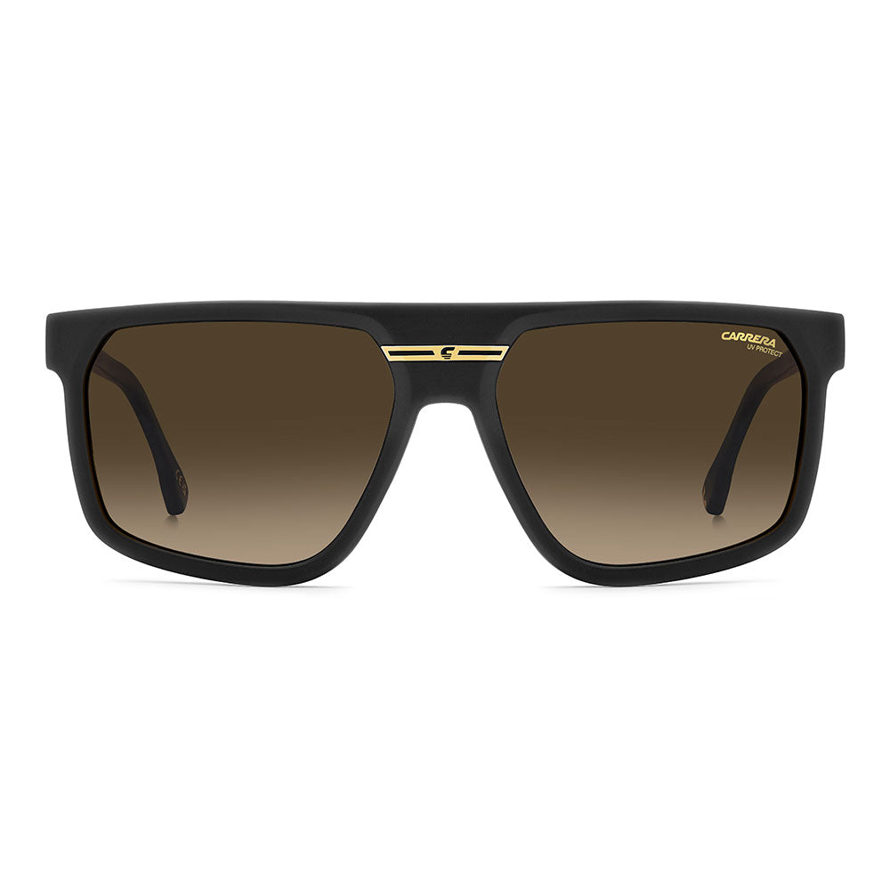 Carrera Victory C 14 Square Sunglasses Matte Black – front view
