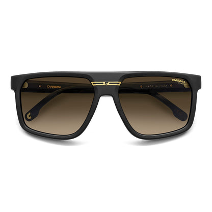 Carrera Victory C 14 Square Sunglasses Matte Black – close front view