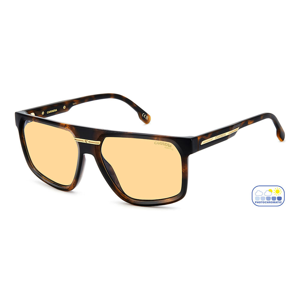 Carrera Victory C 14 Square Photochromatic Sunglasses Havana – angled view