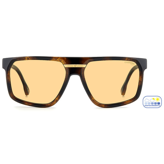 Carrera Victory C 14 Square Photochromatic Sunglasses Havana – front view