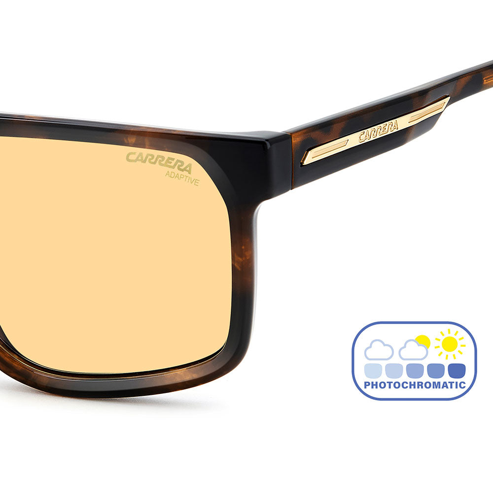 Carrera Victory C 14 Square Photochromatic Sunglasses Havana – temple detail