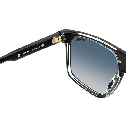 Carrera Victory C 14 Square Sunglasses Black Crystal – inside temple detail