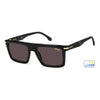 Carrera 364 Rectangular Photochromatic Sunglasses Black Gold - angled view