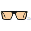 Carrera 364 Rectangular Photochromatic Sunglasses Black Gold - front view
