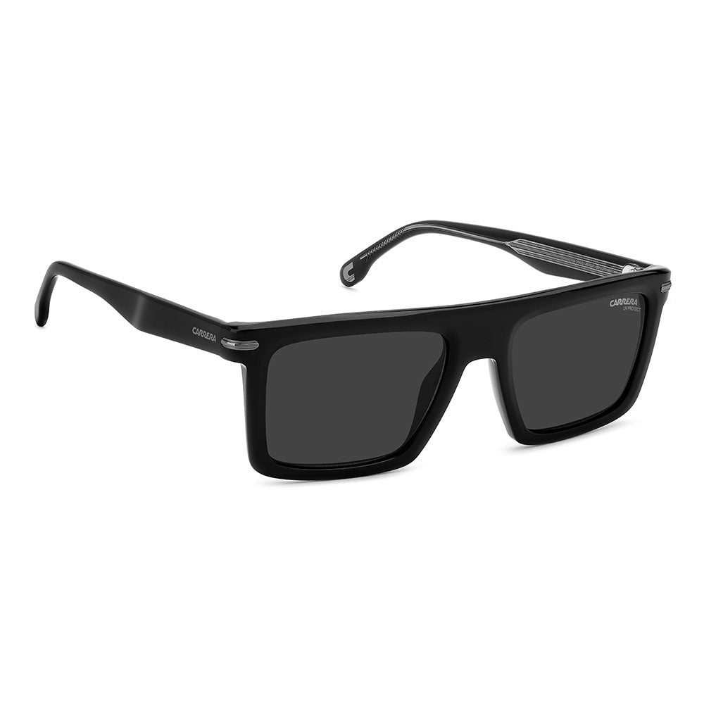 Carrera 364 Rectangular Sunglasses Black Dark Ruthenium - side view