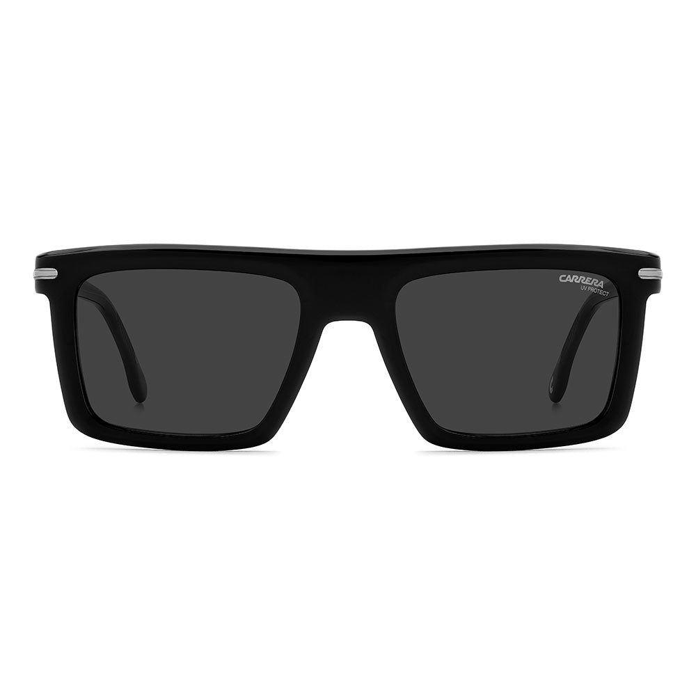 Carrera 364 Rectangular Sunglasses Black Dark Ruthenium - front view