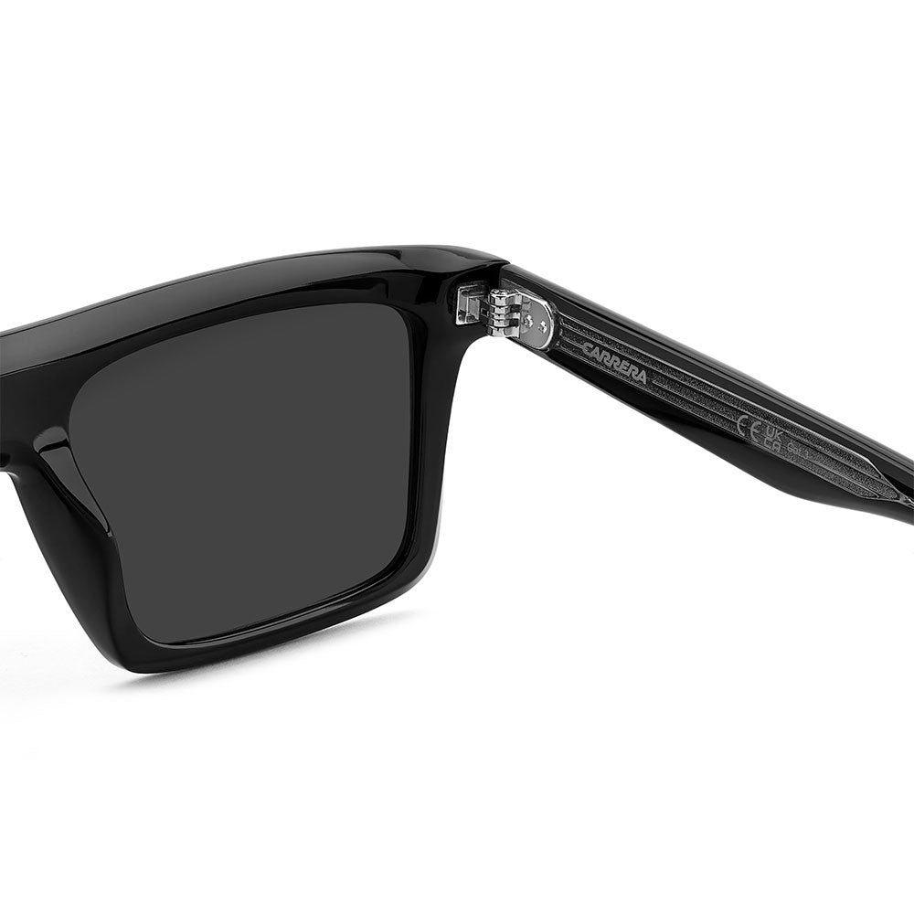 Carrera 364 Rectangular Sunglasses Black Dark Ruthenium - inside temple detail