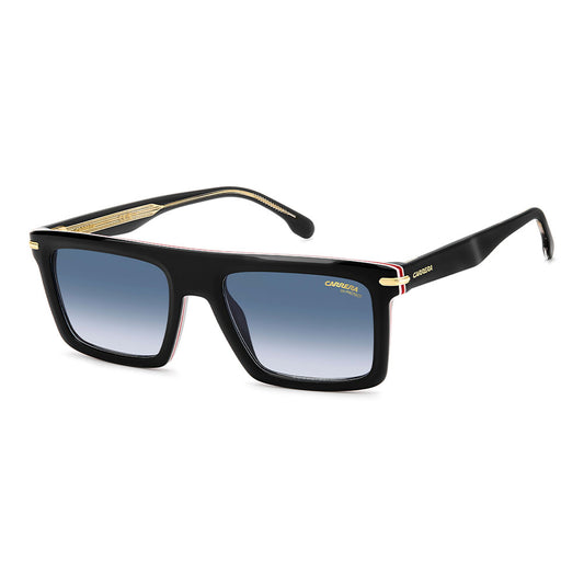 Carrera 364 Rectangular Sunglasses Black Red - angled view