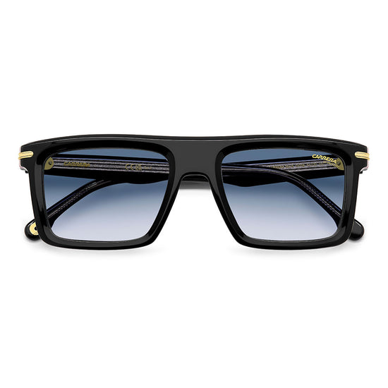 Carrera 364 Rectangular Sunglasses Black Red - close front view