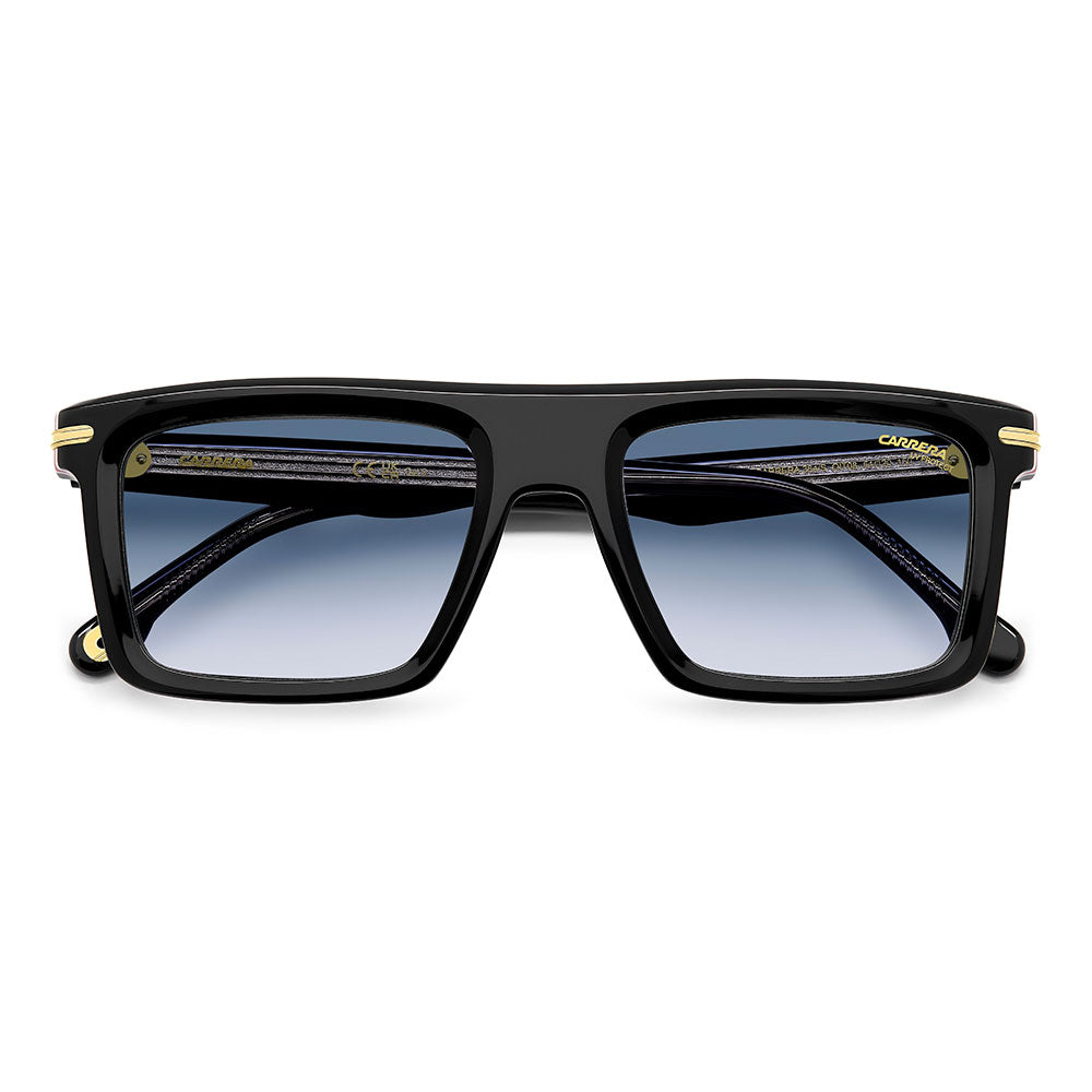 Carrera 364 Rectangular Sunglasses Black Red - close front view