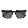 Carrera 367 Rectangular Italian Sunglasses Matte Black - close front view