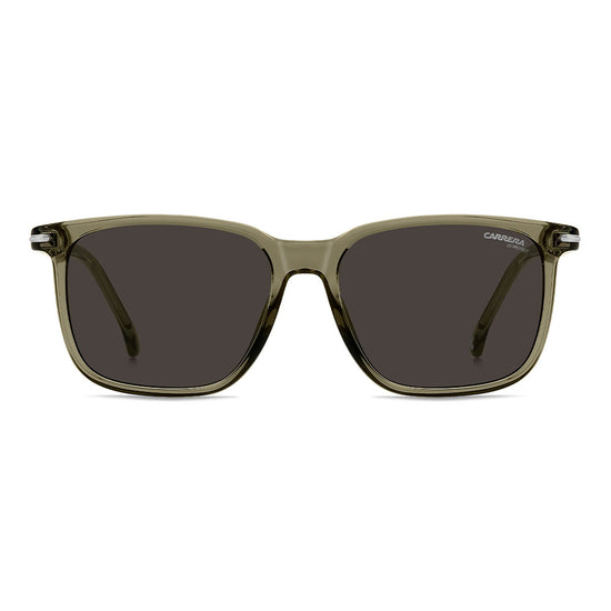 Carrera 367 Rectangular Italian Sunglasses Olive - front view