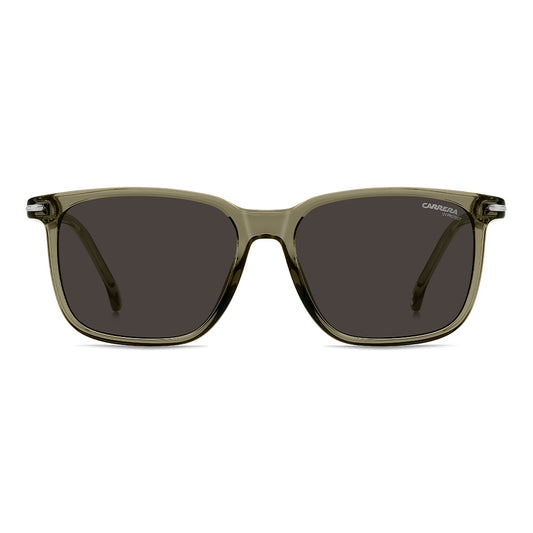 Carrera 367 Rectangular Italian Sunglasses Olive - front view