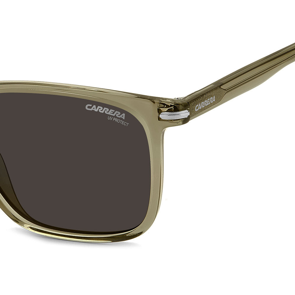 Carrera 367 Rectangular Italian Sunglasses Olive - temple detail