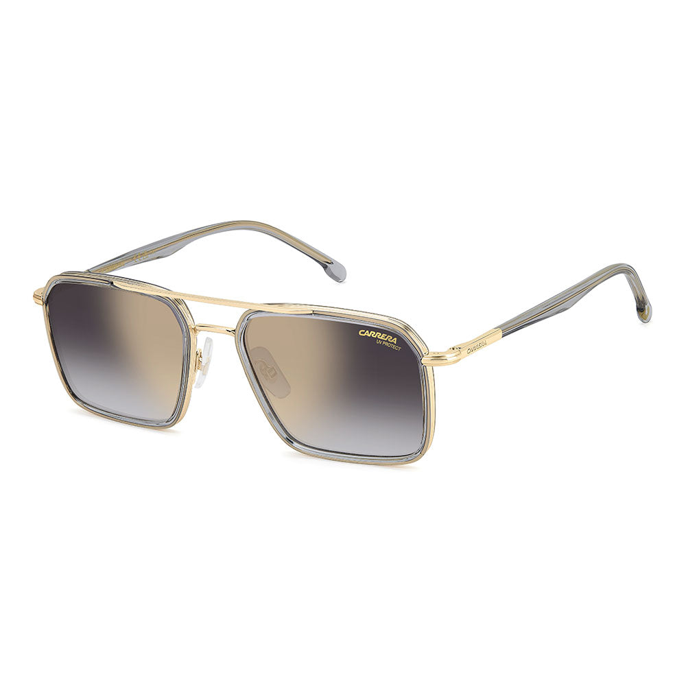 Carrera 362 Square Italian Sunglasses with Gradient Lens Grey - angled view