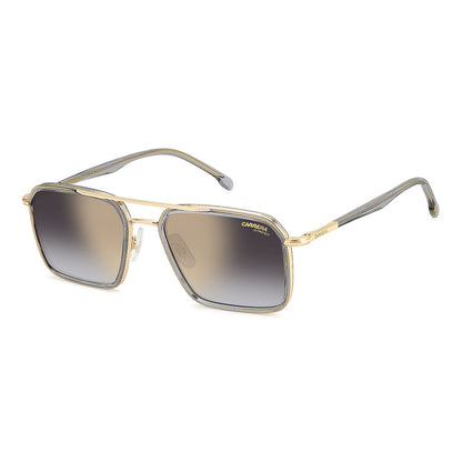 Carrera 362 Square Italian Sunglasses with Gradient Lens Grey - angled view