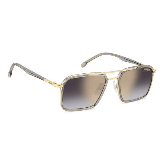 Carrera 362 Square Italian Sunglasses with Gradient Lens Grey - side view