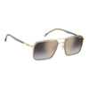 Carrera 362 Square Italian Sunglasses with Gradient Lens Grey - side view