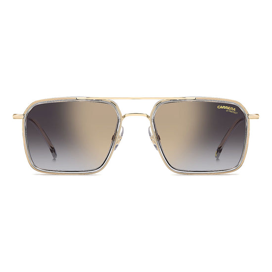 Carrera 362 Square Italian Sunglasses with Gradient Lens Grey - front view