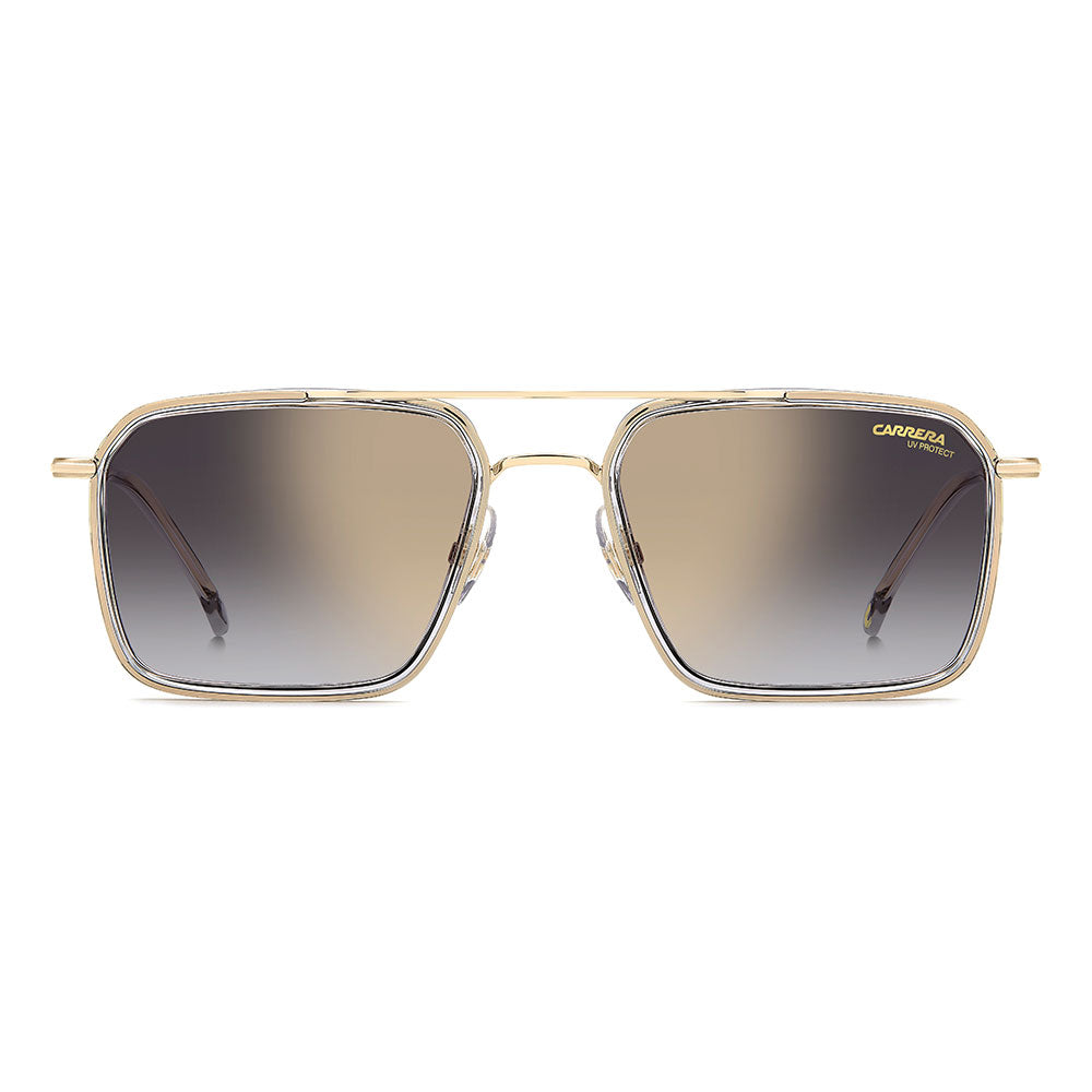 Carrera 362 Square Italian Sunglasses with Gradient Lens Grey - front view