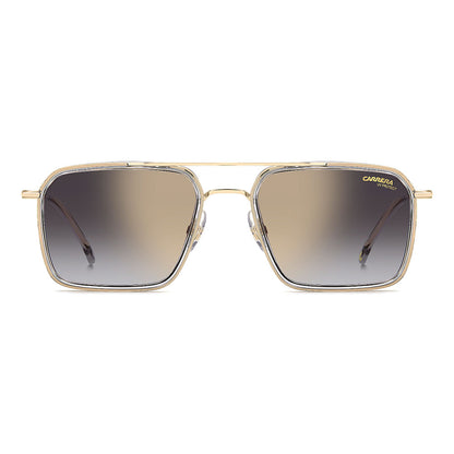 Carrera 362 Square Italian Sunglasses with Gradient Lens Grey - front view