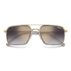 Carrera 362 Square Italian Sunglasses with Gradient Lens Grey - close front view